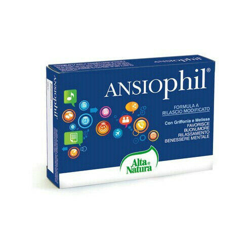 Alta Natura Ansiophil Benessere dell'umore e mentale 15 compresse rivestite da 850 mg-2