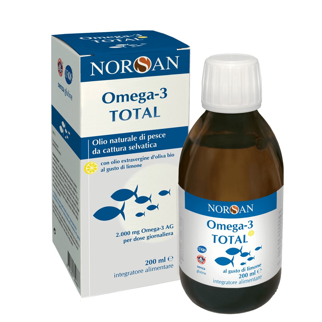 Norsan Omega-3 Total Olio di Pesce gusto Limone 200ml-2