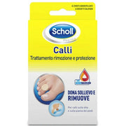 Dr Scholl Calli trattamento rimozione e protezione 4 cerotti idrorepellenti e 4 dischetti callifughi-2