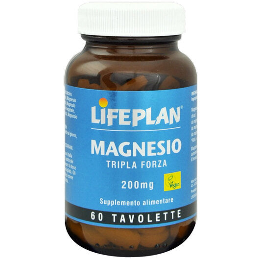 Lifeplan magnesio tripla forza per il benessere dell'organismo 60 tavolette-2