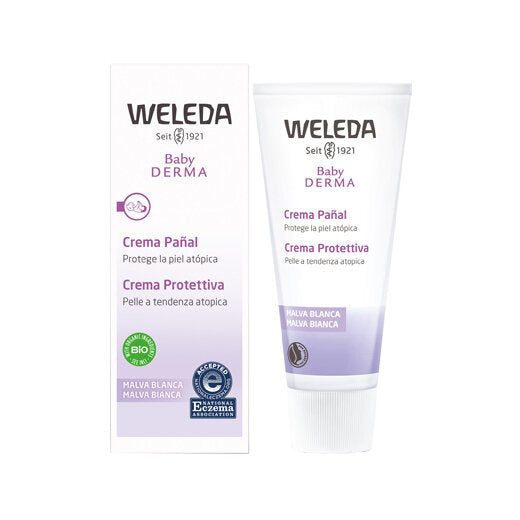 Weleda Baby Derma Crema Protettiva Malva Bianca Bio Per Pelle Con Tendenza Atopica 50ml-2