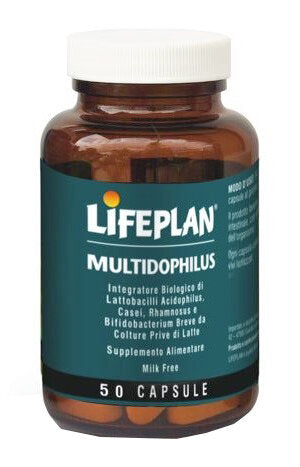 Lifeplan Multidophilus favorisce l'ecosistema intestinale senza glutine 50 capsule-2