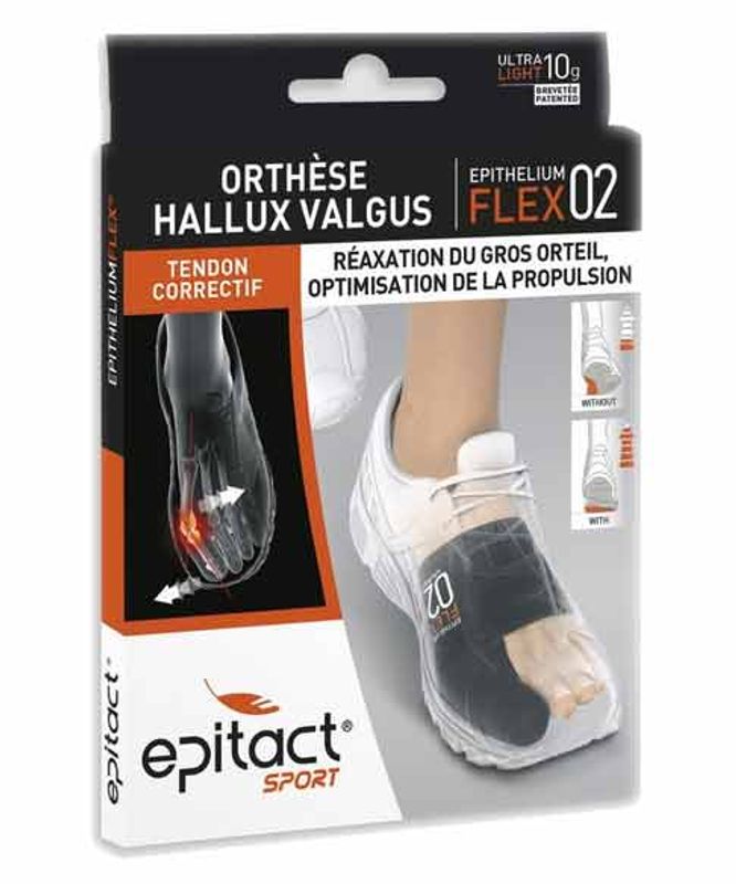 Epitact sport ortesi alluce valgo Epithelium Flex 02 tirante correttivo L tra 23 e 24.50 cm-1