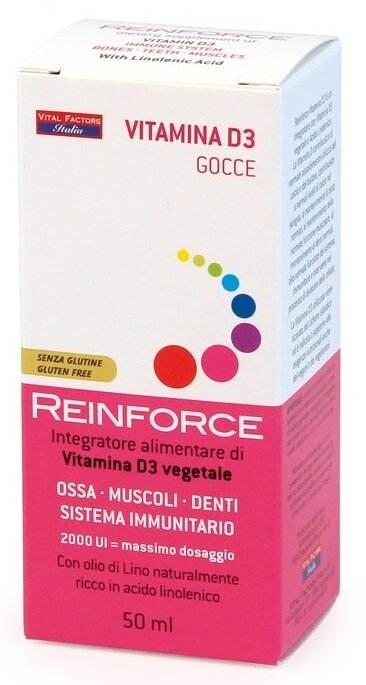 Vital Factors Reinforce Vitamina D3 gocce 50ml-2