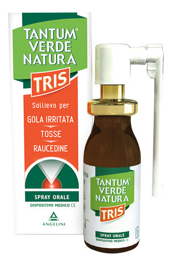 Tantum Verde Natura Tris per gola spray orale 15ml-2
