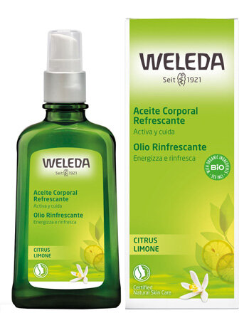 Weleda Bio Olio Rinfrescante Limone per il corpo 100ml-2