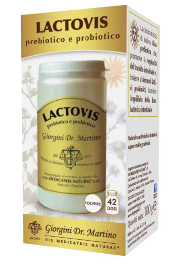 Dr. Giorgini Lactovis Prebiotico e Probiotico per la regolarità intestinale 100g-2