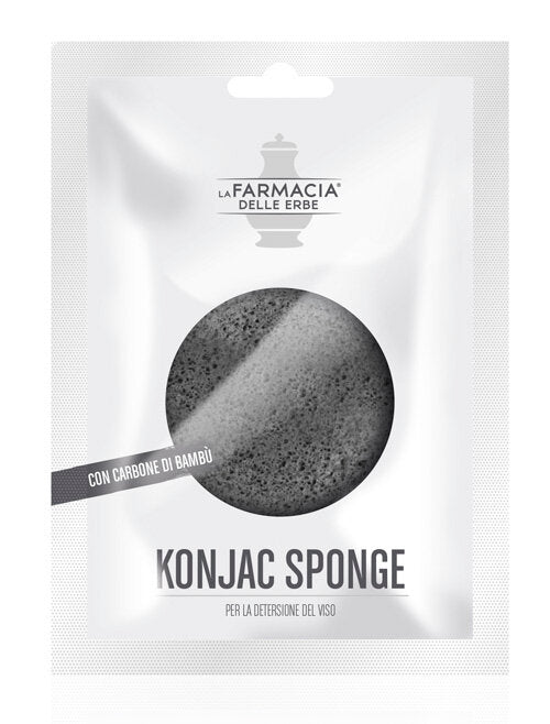 Farmacia Delle Erbe Spugna Konjac Con Carbone Di Bambù-1