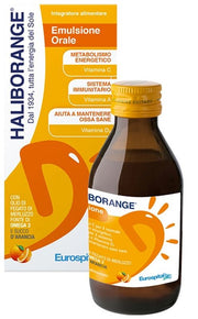 Haliborange Emulsione Orale sostegno omega3 e succo d'arancia 150ml-1