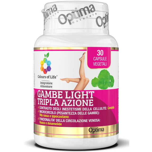 Optima Gambe Light Tripla Azione per il microcircolo 30 capsule-2