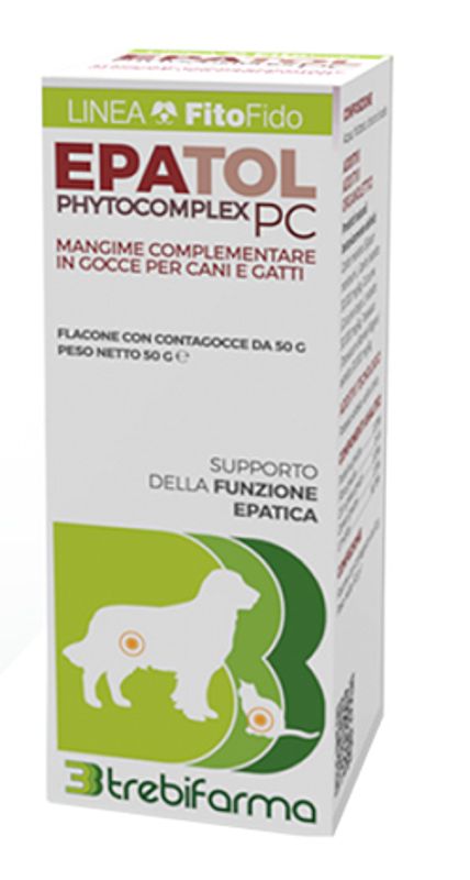 Trebifarma epatol pc gocce 50 gr mangime complementare supporto della funzione epatica.-1