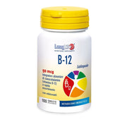 Longlife B-12 50 mcg per il metabolismo energetico 100 tavolette divisibili-1
