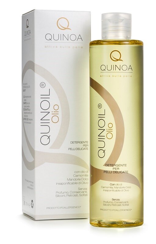 Quinoil olio detergente per pelli delicate 200ml-2