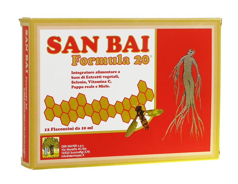 San Bai Formula 20 debolezza psico-fisica 12 flaconcini-1