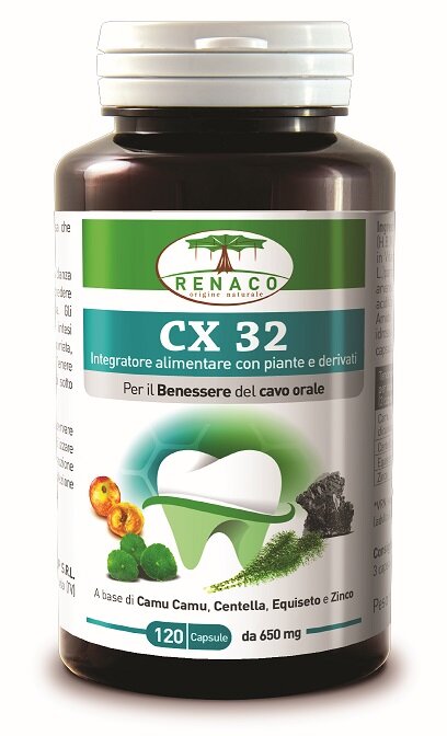 Renaco CX 32 Integratore alimentare per il benessere del cavo orale 120 capsule-2