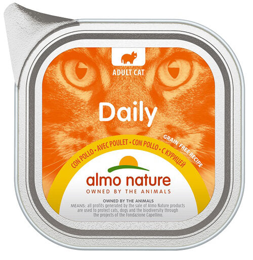 Almo Nature Daily Menù Cibo Umido Con Pollo Per Gatti Adulti 100g-2