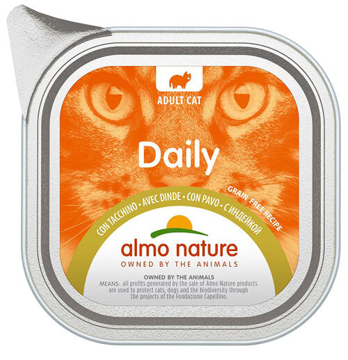 Almo Nature Daily Menù Cibo Umido Con Tacchino Per Gatti Adulti 100g-2