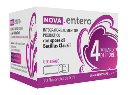 Nova Entero Plus integratore probiotico per l'equilibrio della flora intestinale 20 flaconcini-2