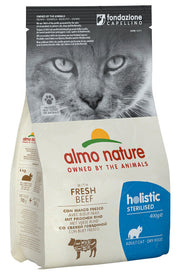 Almo Nature Sterilised Cibo Secco Con Manzo E Riso Per Gatti Adulti Sacco 400g-2