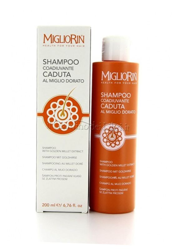MIGLIORIN Shampoo coadiuvante caduta al miglio dorato 200 ml-1