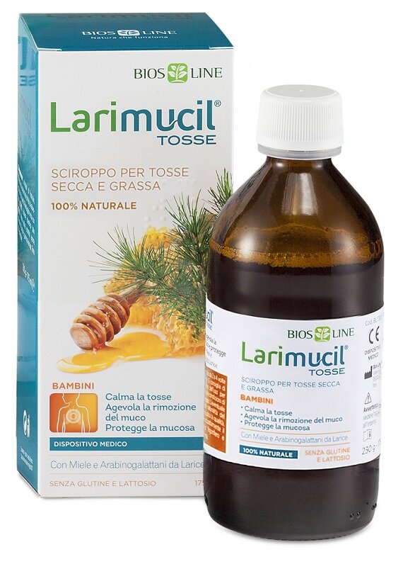 Biosline Larimucil Tosse sciroppo bambini 175ml-2
