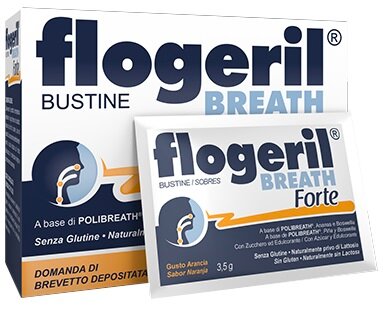 Shedir Pharma Flogeril Breath Forte per il benessere di naso e gola 18 bustine-2