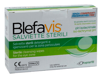 Blefavis Salviette Sterili Zona Perioculare 18 Pezzi-2