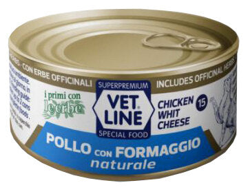 Vet Line Per Gatto Pollo Con Formaggio Al Naturale 70g-2