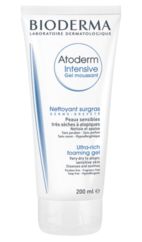 Bioderma Atoderm Intensive Gel moussant lenitivo purificante per pelle sensibile e atopica 200ml-1
