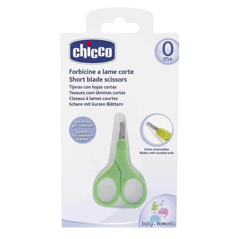 Chicco Forbicine a lame corte verdi 0m+-1