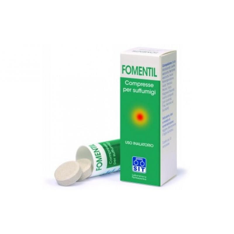 Fomentil decongestionante 10 compresse per suffumigi-1