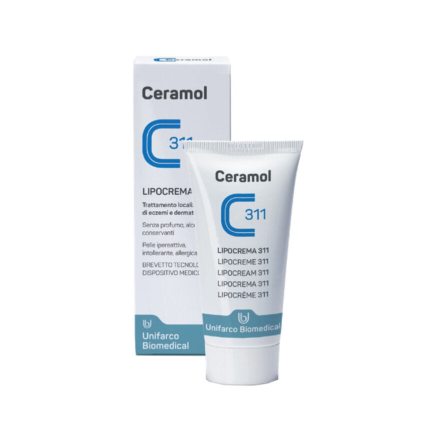 Ceramol 311 Lipocrema Trattamento localizzato di eczemi e dermatite atopica 50ml-2