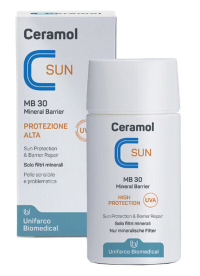 Ceramol SUN MB30 Mineral Barrier Solare Protezione Alta 50ml-2
