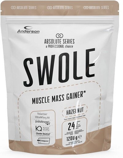 Absolute Muscle Mass Gainer Swole Nocciola 1200g-1