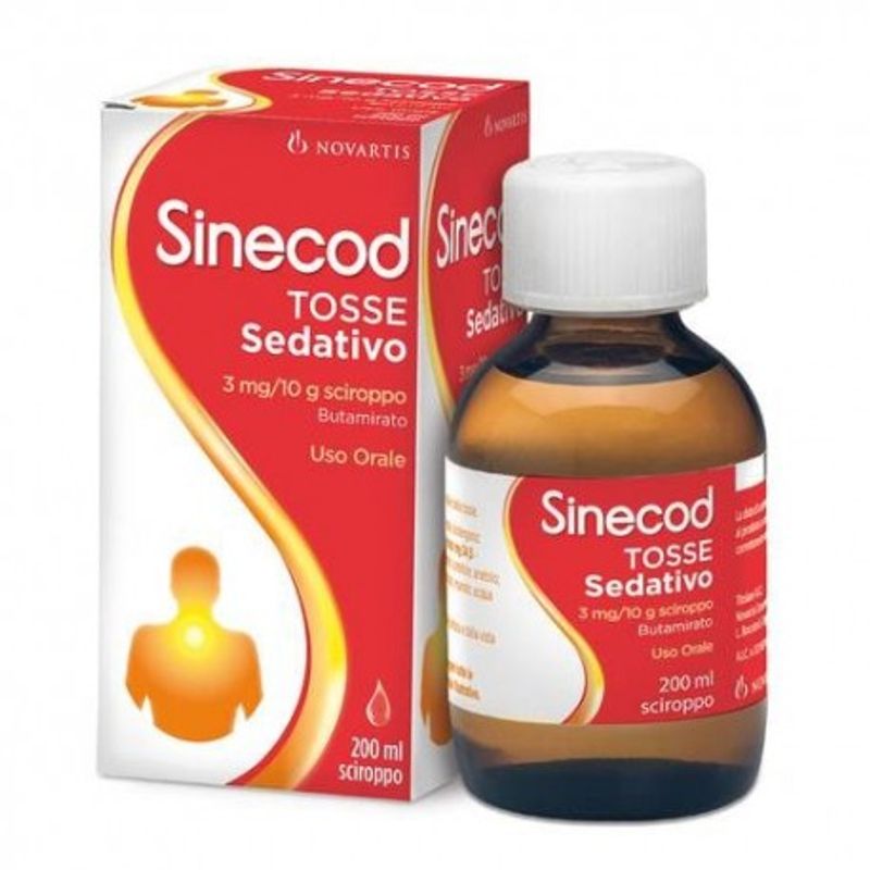 Sinecod Sciroppo Per La Tosse Sedativo 200 ml-1