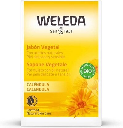 Weleda Sapone Vegetale alla Calendula BIO per pelli delicate e sensibili 100g-2