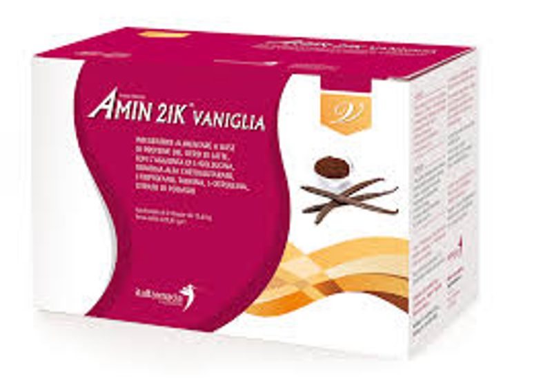 Amin 21k Integratore dietetico Vaniglia 21 bustine-1