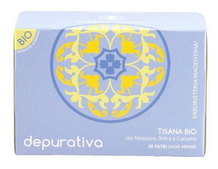 Erboristeria Magentina Tisana Depurativa Bio 20 Filtri-2