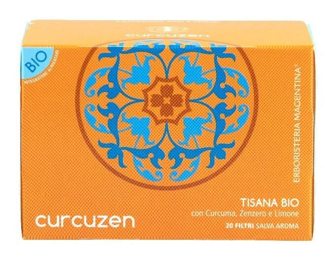 Erboristeria Magentina Tisana Curcuzen Bio 20 Filtri-2