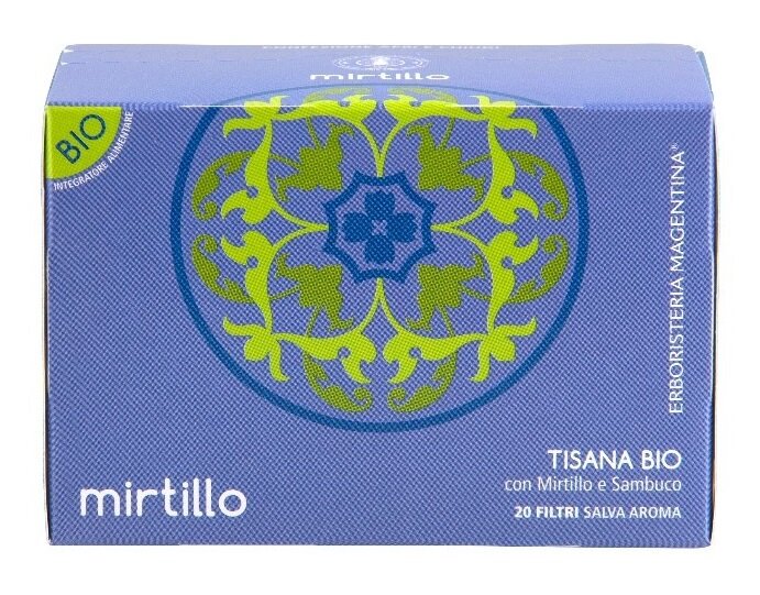 Erboristeria Magentina Tisana Mirtillo Bio 20 Filtri-2