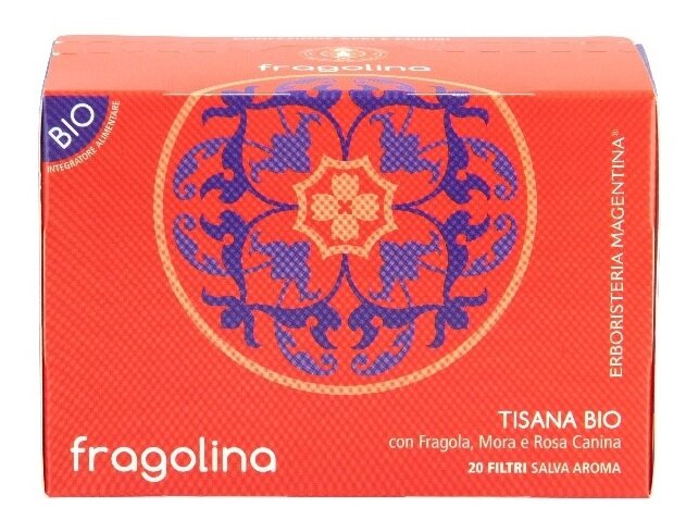 Erboristeria Magentina Tisana Fragolina Bio 20 Filtri-2