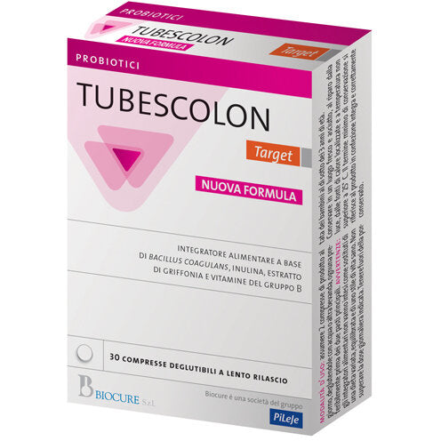 Tubescolon Target Nuova Formula Integratore Alimentare 30 compresse deglutibili a lento rilascio-2