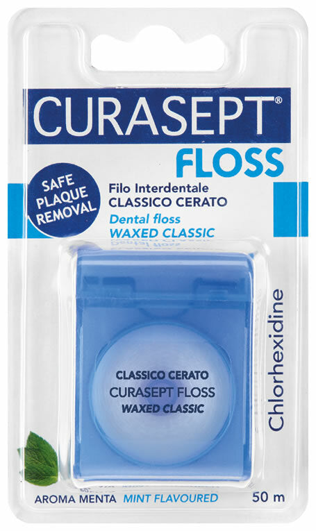 Curasept Floss Filo Interdentale Classico Cerato Aroma Menta-2
