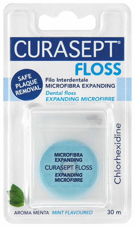 Curasept Floss Filo Interdentale Microfibra Expanding aroma Menta 30m-2