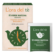 Erboristeria Magentina L'Ora del Tè Tè Verde Matcha Arancio 20 filtri salva aroma-2