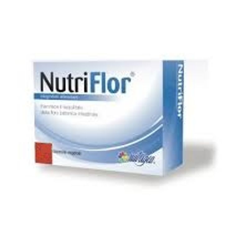 Nutriflor 60 capsule favorisce il riequilibrio della flora batterica intestinale-1