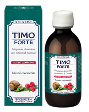 Erboristeria Magentina Timo Forte Soluzione con estratto di Lumaca gusto lampone 150ml-2