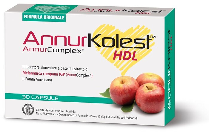 AnnurKolest AnnurComplex HDL benessere del colesterolo 30 capsule-2