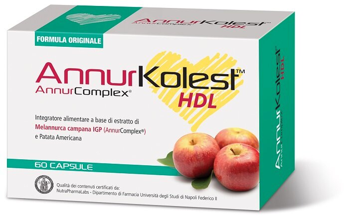 AnnurKolest AnnurComplex HDL benessere del colesterolo 60 capsule-2