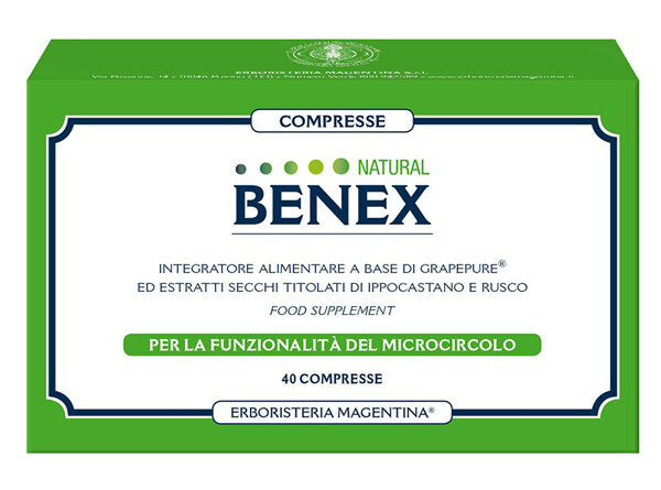 Natural Benex Funzionalità del microcircolo 40 compresse-2
